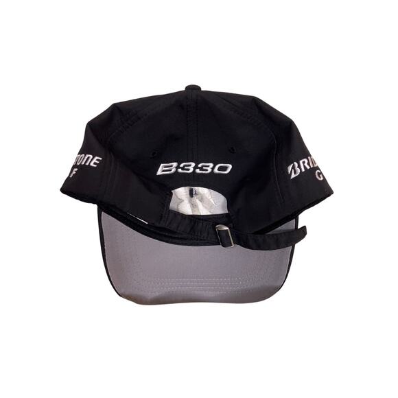 Bridgestone Golf Tour B Relax Black Adjustable Golf Hat Baseball Cap - Picture 2 of 5